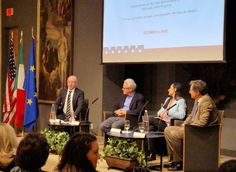Il panel “The Fulbright Program and Foreign Correspondents in the U.S.”